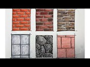 Cómo dibujar una pared realista