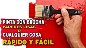Cómo es la forma correcta de pintar una pared con brocha