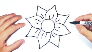 Cómo hacer un dibujo de flores