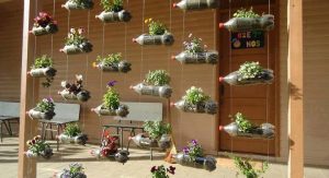 Cómo hacer un jardín colgante con botellas