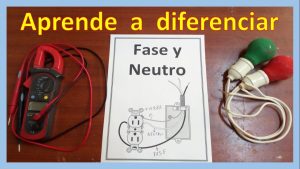 Cómo saber cuál es fase y neutro sin tierra