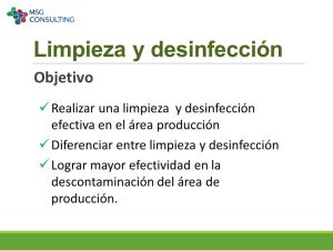 Cuál es el objetivo de la limpieza