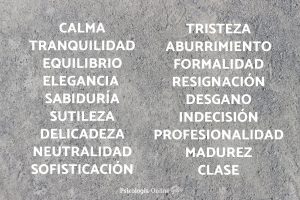 Qué atrae el color gris