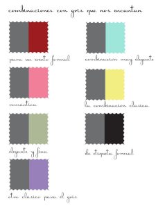 Qué colores combinan mejor con el gris