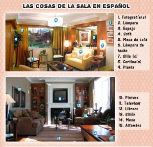Qué cosas hay en la sala