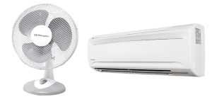 Qué es mejor usar el ventilador o el aire acondicionado
