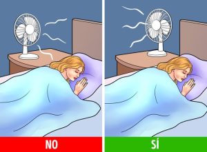 Qué pasa si dejo el ventilador prendido toda la noche