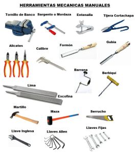 Qué son las herramientas 5 ejemplos